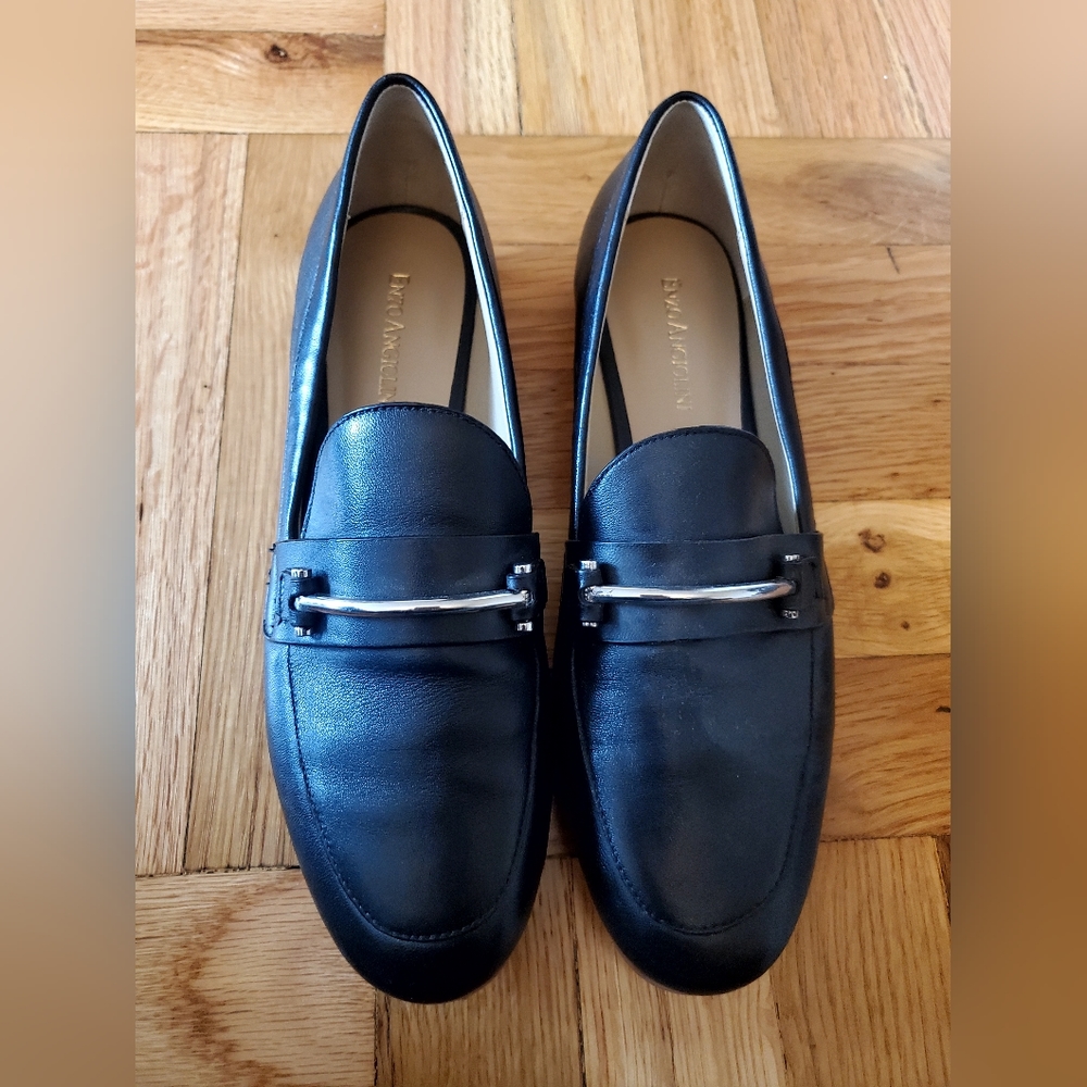 Enzo Angiolini Black Loafters